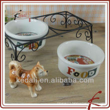 porcelain pet dog bowl